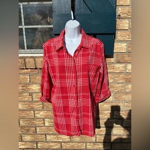 Allison Daley Button Down Top sz 12